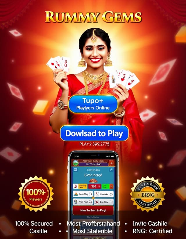 Rummy Gems Banner